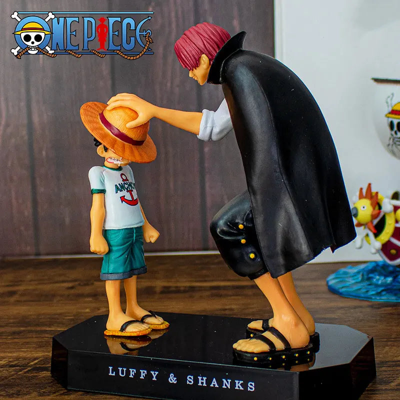 Figurine One Piece - Luffy X Shanks