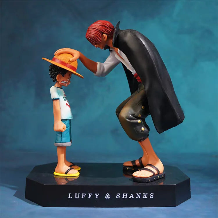 Figurine One Piece - Luffy X Shanks
